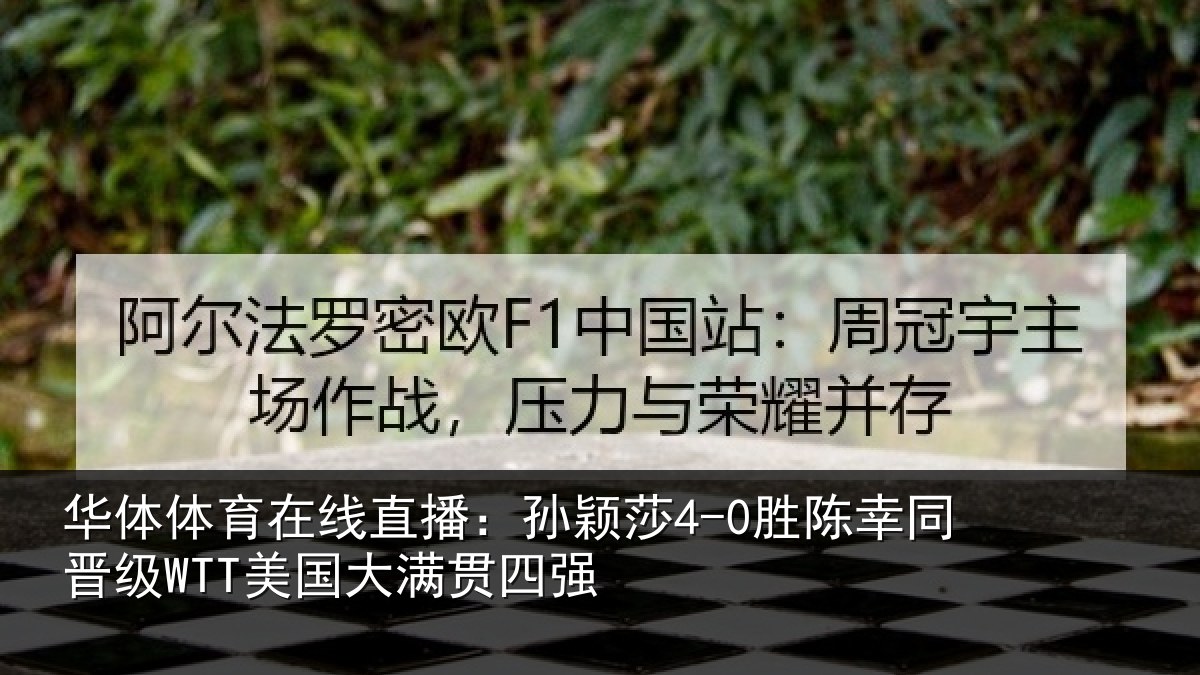 华体体育在线直播:孙颖相关情况国大满贯四强