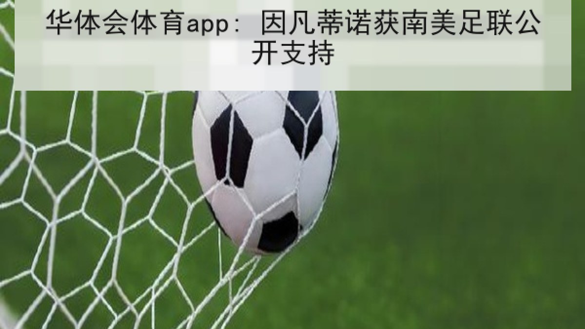 华体会体育app: 因凡蒂诺获南美足联公开支持